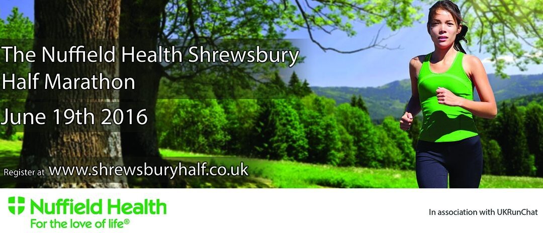 Shrewsbury half marathon 2016 flyer
