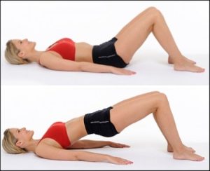 Glute strengthening exercises - bridge technique